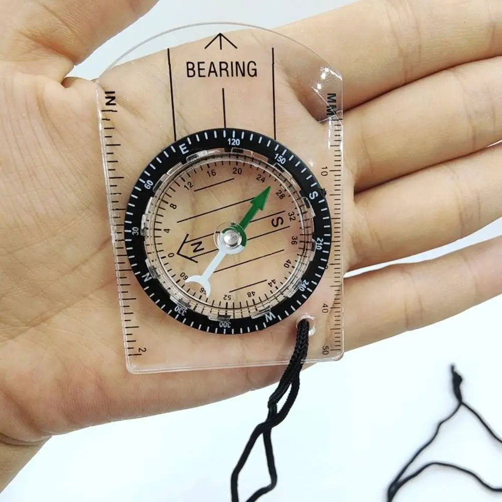 Accurate Mapping Compass Durable Portable Accurate Navigation Tool Hanging Type Hiking Exploring Orienteering Tool Adventures