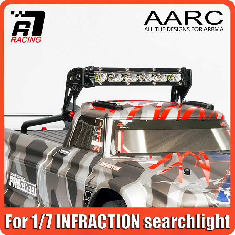 LED Simulation Searchlight for 1/7 ARRMA INFRACTION RC Truck Car