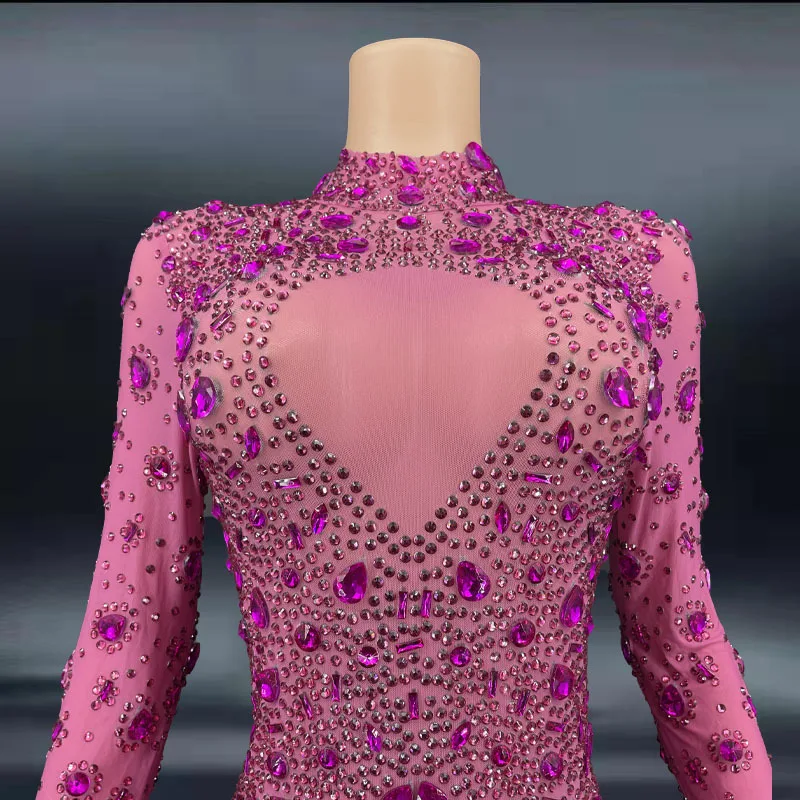 Robe de soirée longue et sexy à sequins pour femmes, tenue de soirée élégante en queue de poisson, rose rouge, biscuits