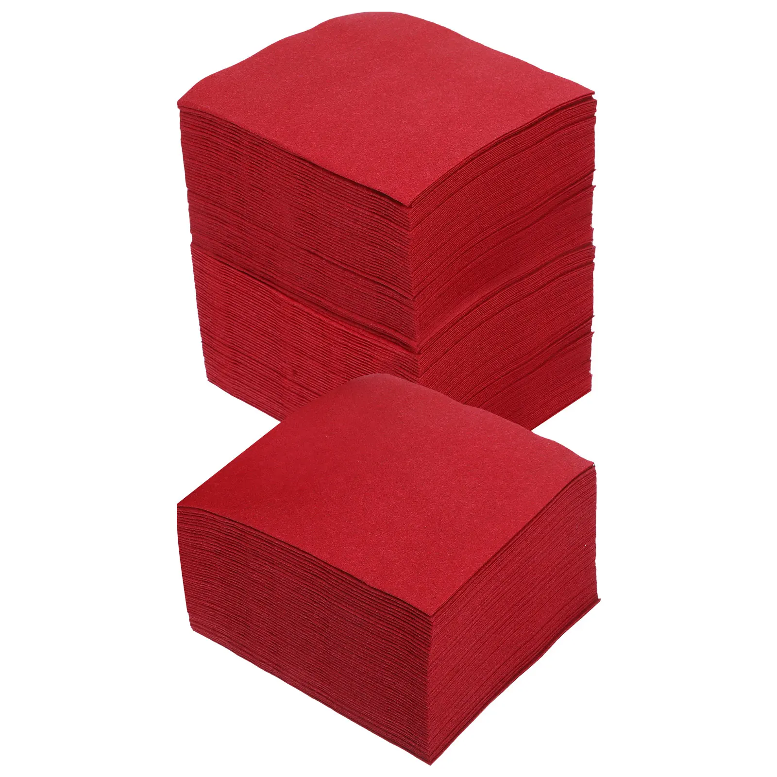 

150 Pcs Red Dinner Napkins 20x20cm Colored Paper Dinner Size Bulk Halloween Paper Napkins Party Bar Disposable