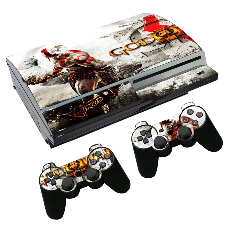 adesivo-game-god-of-war-skin-decalque-para-ps3-fat-playstation-3-console-e-controladores-vinil