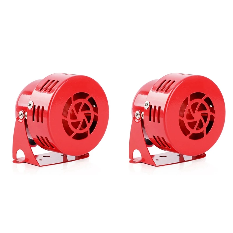 

【Hot Cake】2X AC110V Air Raid Siren Horn Speaker Alarm Sound Mini Electric Motor Driven Factory Vehicle Mini Loudly Siren Horn