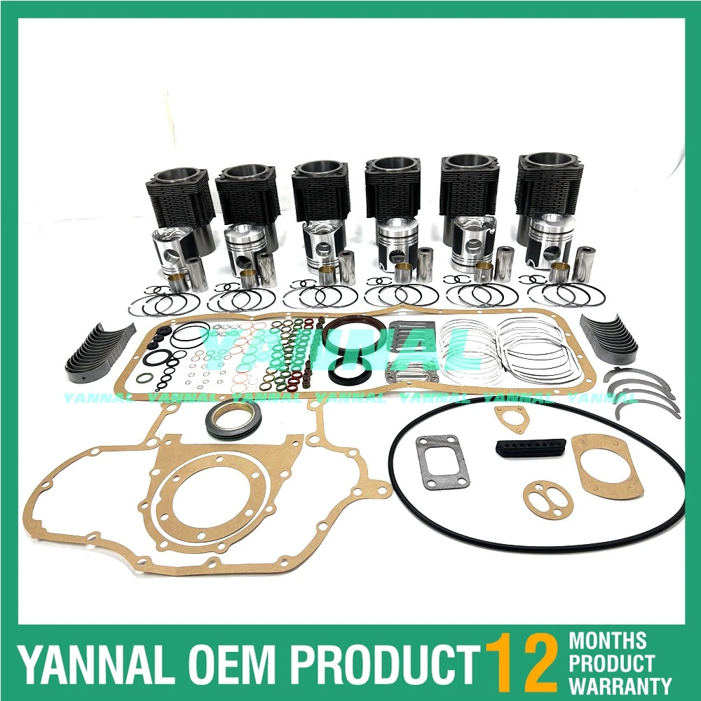 

For Deutz BF6L913 Engine 6 Cylinder STD Overhaul Rebuild Kit