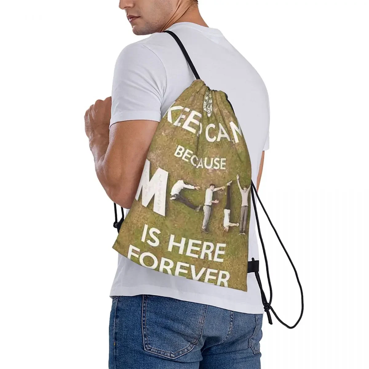 Sacs à dos Keep Calm of McFly Here Forever, sacs à bandoulière de proximité, sac de sport de poche Bundle, sac à livres pour étudiants en voyage