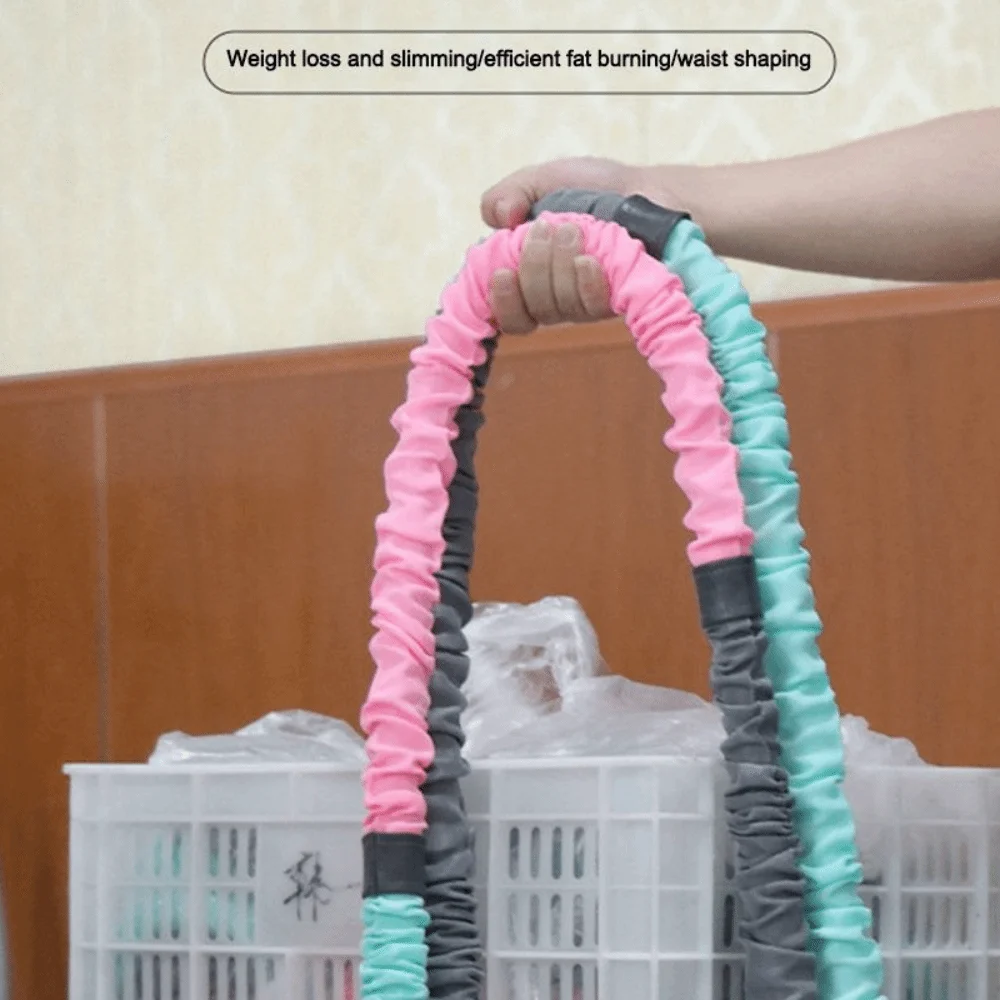 

Новая мягкая пружинная трубка для йоги, круг без вредающей талии, для похудения, сжигания жира, спортивный обруч, тренажер для талии