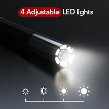 Borescope Inspection 4 Way Articulating 720 Degree Portable Endoscope  With Videoscope Manufacturers