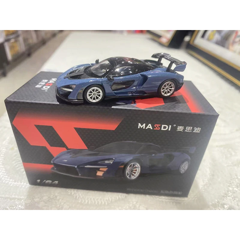 massdi-ダイキャスト-1-64-スケールセナ特別版合金車モデル大人子供少年グッズお土産ギフト静的ディスプレイ