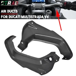 For DUCATI Multistrada V4 V4S Pikes Peak 2021 2022 2023 Carbon Fiber Air Ducts Inner Panles Fairing Kits Motorcycle Accessories