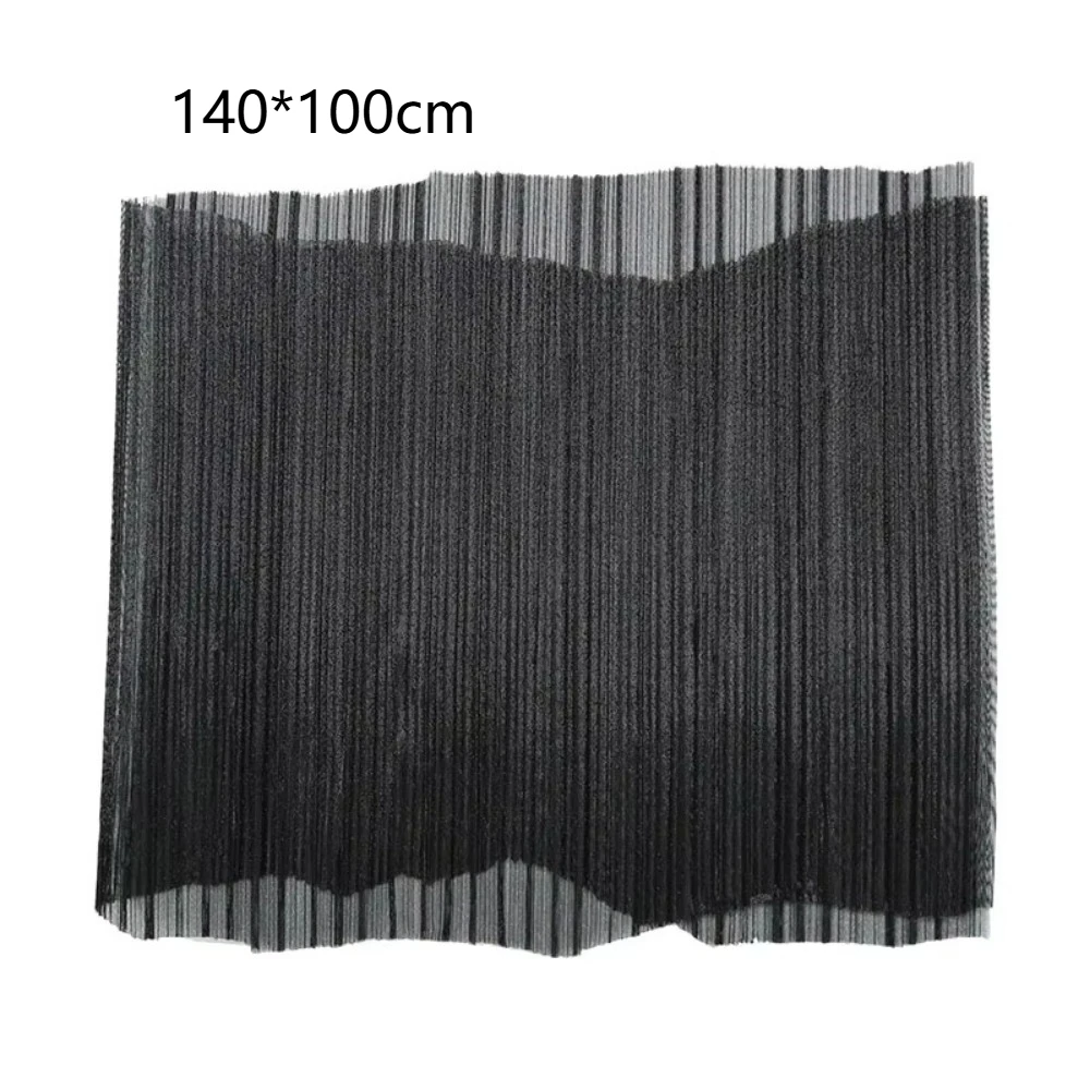 2025 Bright Organza Fabric Stiff Shape DIY Pleated Mesh Fabrics Polyester Material Wrinkled Texture Fabric Wedding Decoration