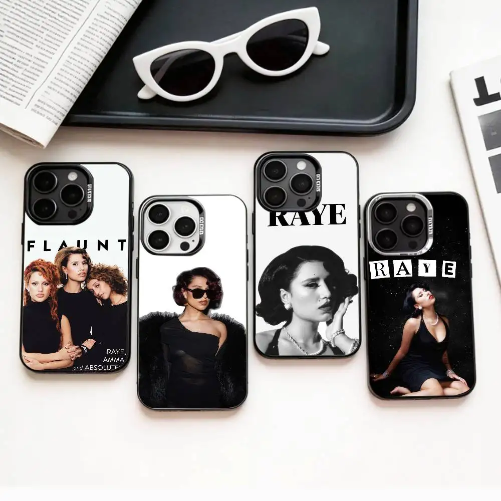 

Singer R-Raye Phone Case For iPhone17,16,15,14,13,12,11 Plus,Pro Max Colored Silver Plated Inside Cover