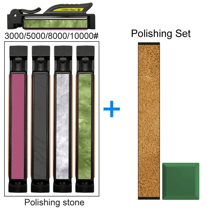 Professional Knife Sharpener, Sharpening Stone Accessories, Natural and Diamond Specialized Polishing Stones, 180~10000#.