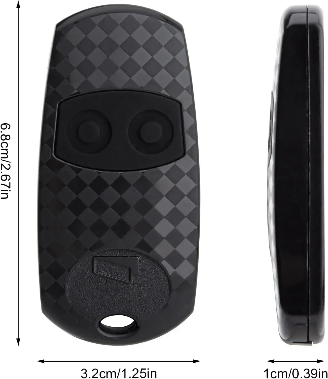 Top432 EV 433.92 MHz Garage Gate Fob Remote Control Transmitter Compatible with CA TOP-432EV TOP-432EE TOP-432NA, 2 Pack