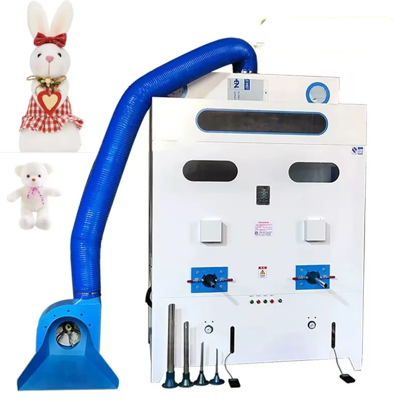 

Small automatic polyester fiber opening machine goose feather doll seat cushion animal teddy bear toy filling machine