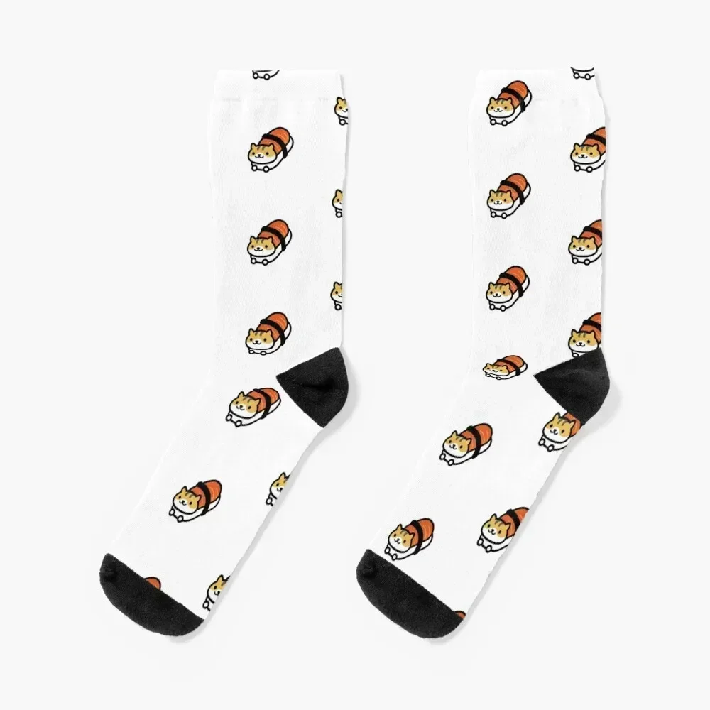 

Sushi Cat (Sashimi) Socks custom sports Stockings soccer anti-slip aesthetic Men Socks Luxury Brand Women's