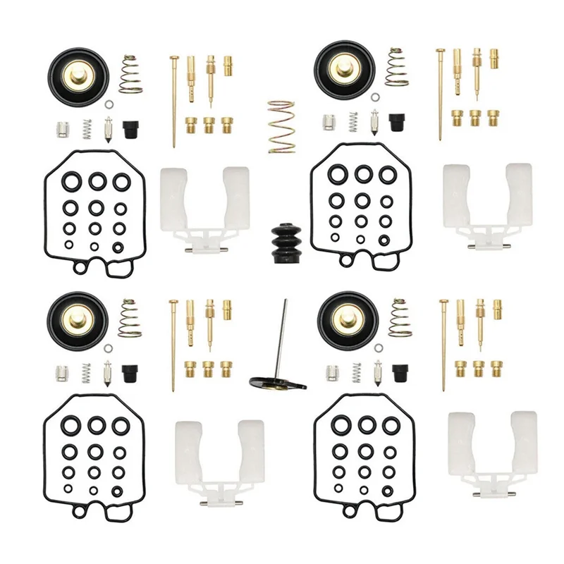 

4 компл. для Honda мотоцикла, ремонтный комплект карбюратора для Honda CB750C CB750K CB750SC Nighthawk 750, мотоцикл-ABQA