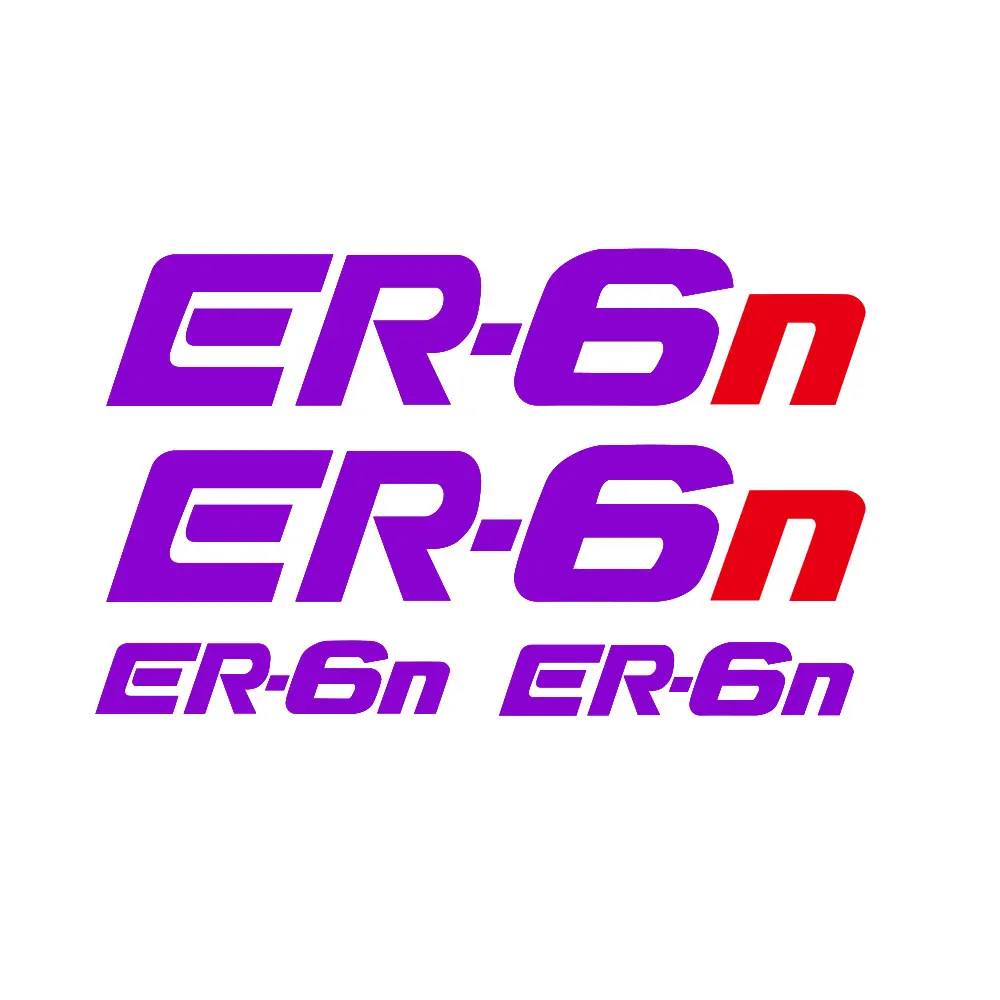 Kit 4 Stickers for Kawasaki Er-6n Stickers Decal Motorcycle