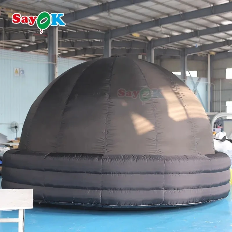 Inflatable Planetarium Projection Dome Tent Inflatable Dome Tent With Air Blower Pvc Floor Mat For School Cinema Education