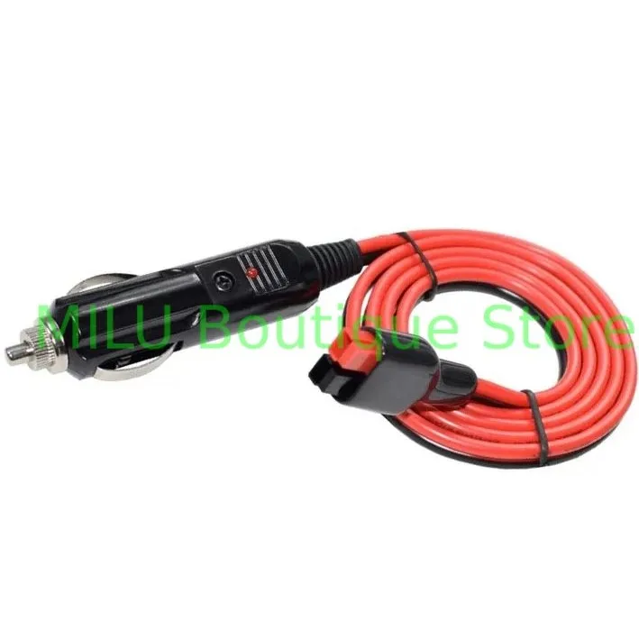 Car Cigarette Lighter Plug with 15A Fuse 100cm 14AWG Extension Cable Adapter Compatible with Anderson PowerPole Port
