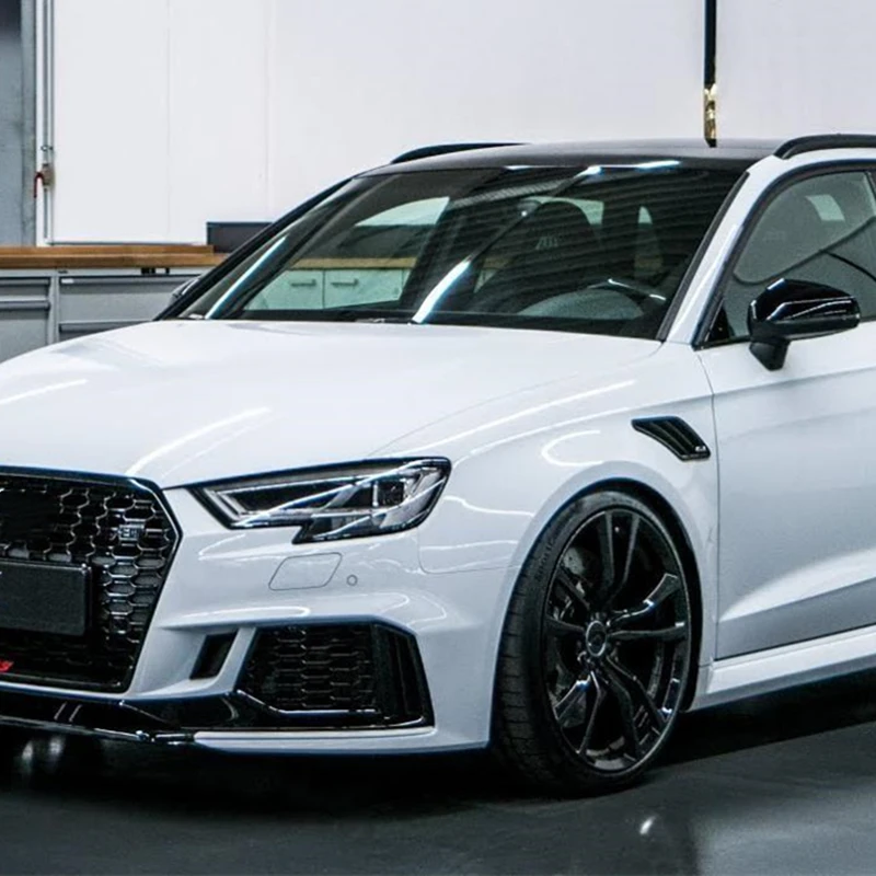 Car Side Fender Vent Cover Fender Decoration Side Wing Air Vent Intake Cover Trim  For Audi A1 A3 8P A4 B8 B6 A5 A6 C6 A7 Q5 Q7