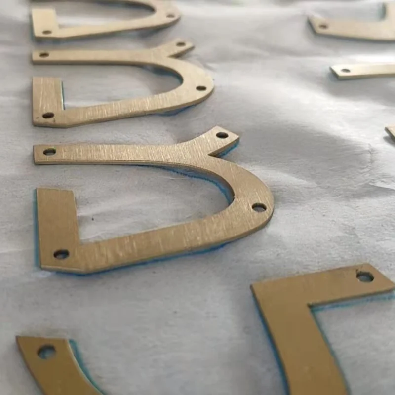 Factory Outlet Custom Outdoor Acrylic Face Lit LED Hebrew Shop Signs, Cut Out Stainless Steel Hebrew Letters