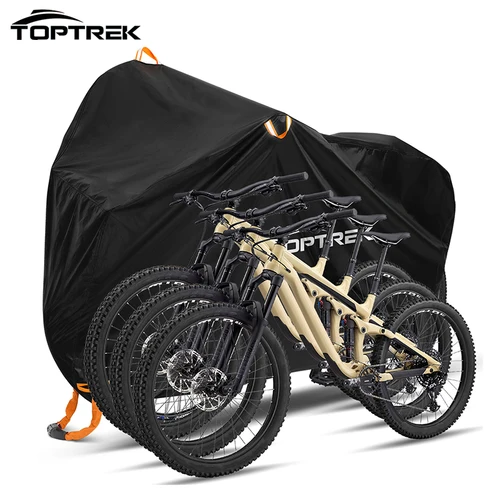 Toptrek-cubiertas protectoras impermeables para bicicleta, cubierta Anti-UV para exteriores, lluvia, nieve, a prueba de viento, cobertizo de montaña, accesorios para moto de cross