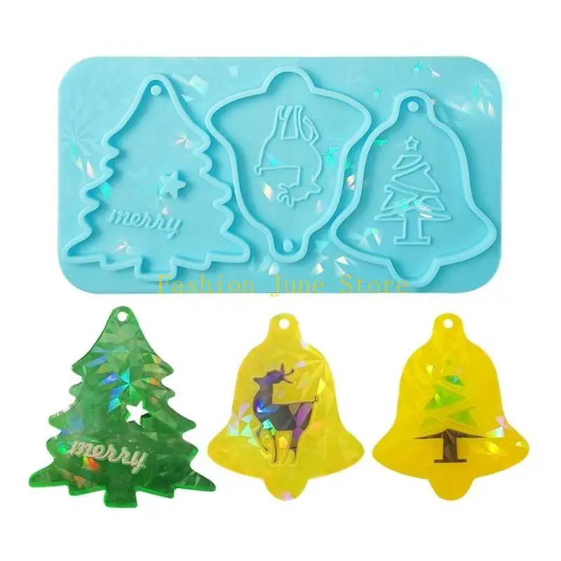 

N5KA Light and Keychain Silicone Mold with Hole Keyring Pendant Handmade Mold
