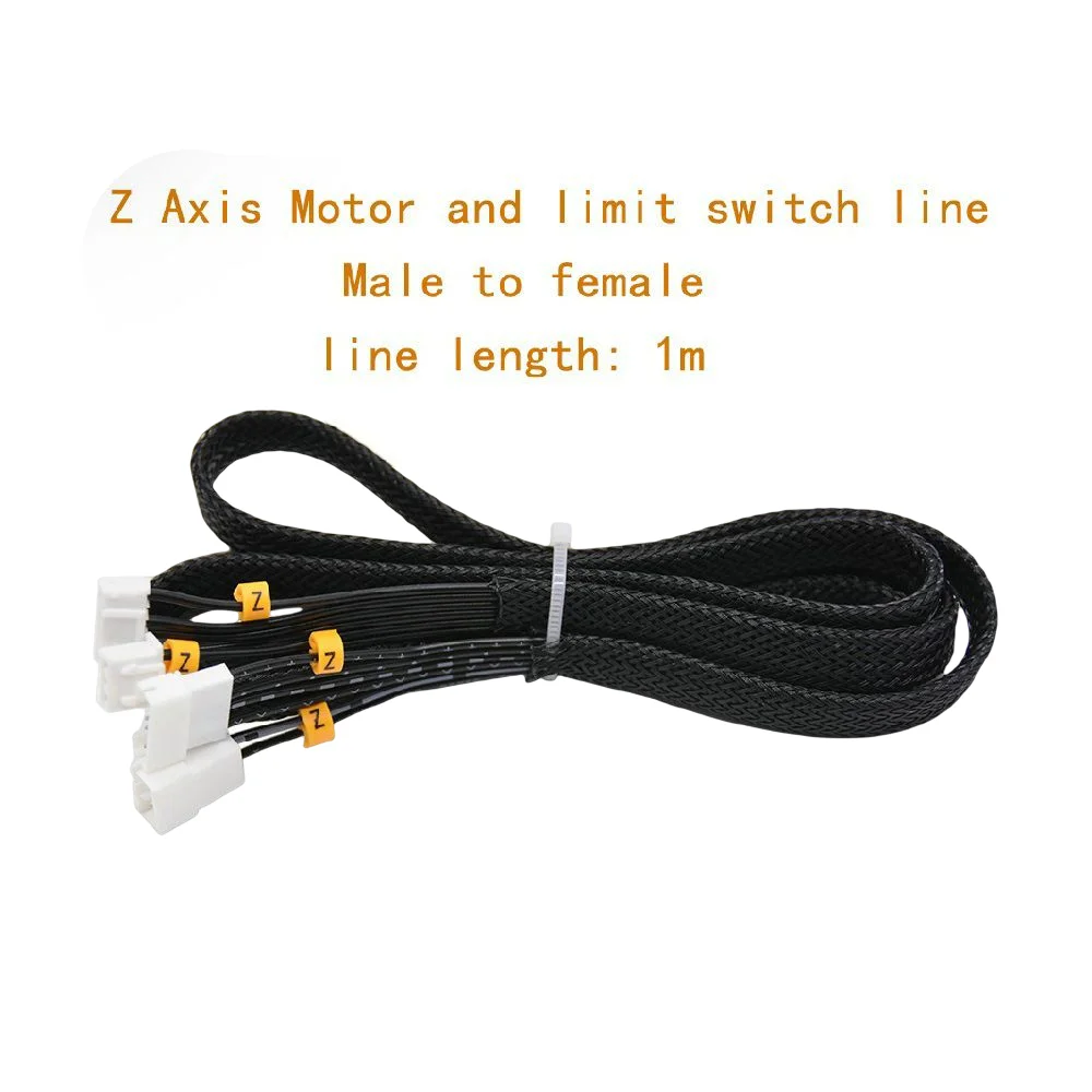 3D Printer Parts X/Y/Z/E Axis Stepper Motor And Limit Switch Extension Cable Male To Female Length 1M Cables