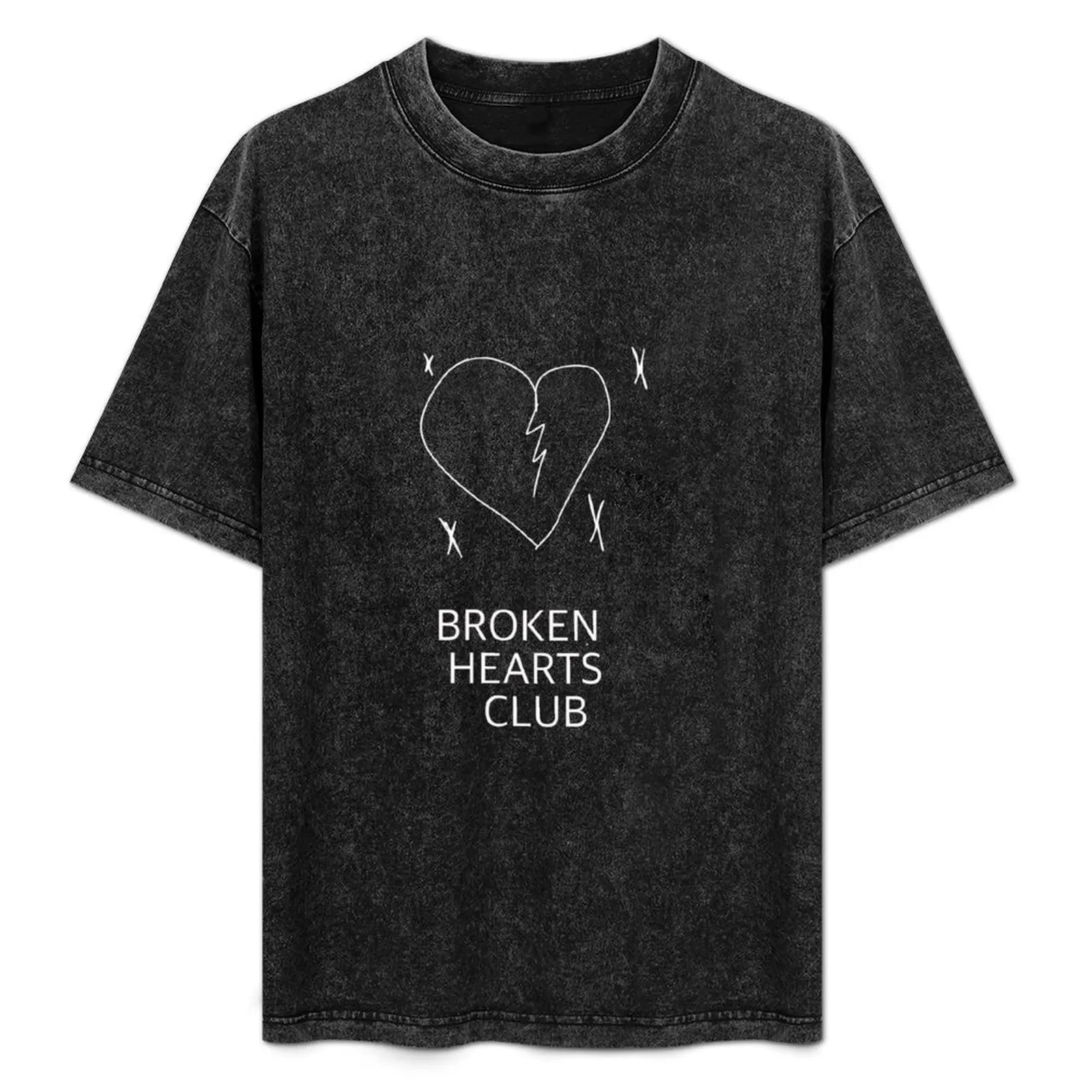 Broken hearts club T-Shirt sweat kawaii clothes oversized mens designer clothes