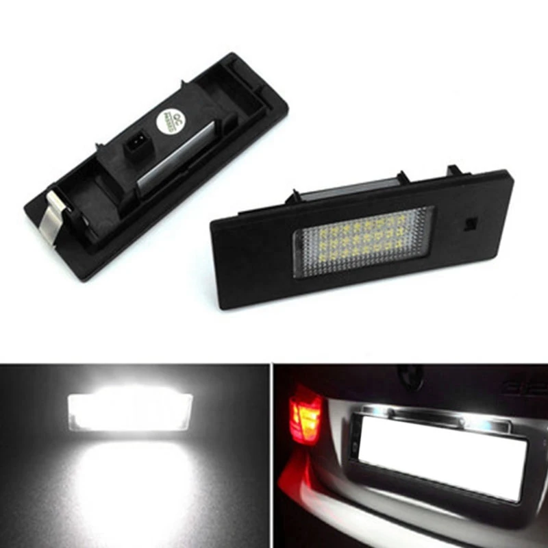 Luce targa a LED per auto Luce targa a LED 24-SMD adatta per Alfa Romeo 147 156 159 166