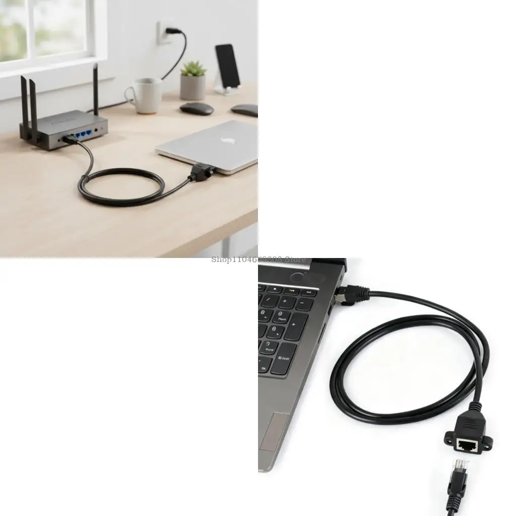 

Гибкий 1 м RJ45 CAT5e Ethernet-кабель Быстрая скорость передачи данных ПВХ-покрытие для маршрутизаторов ПК