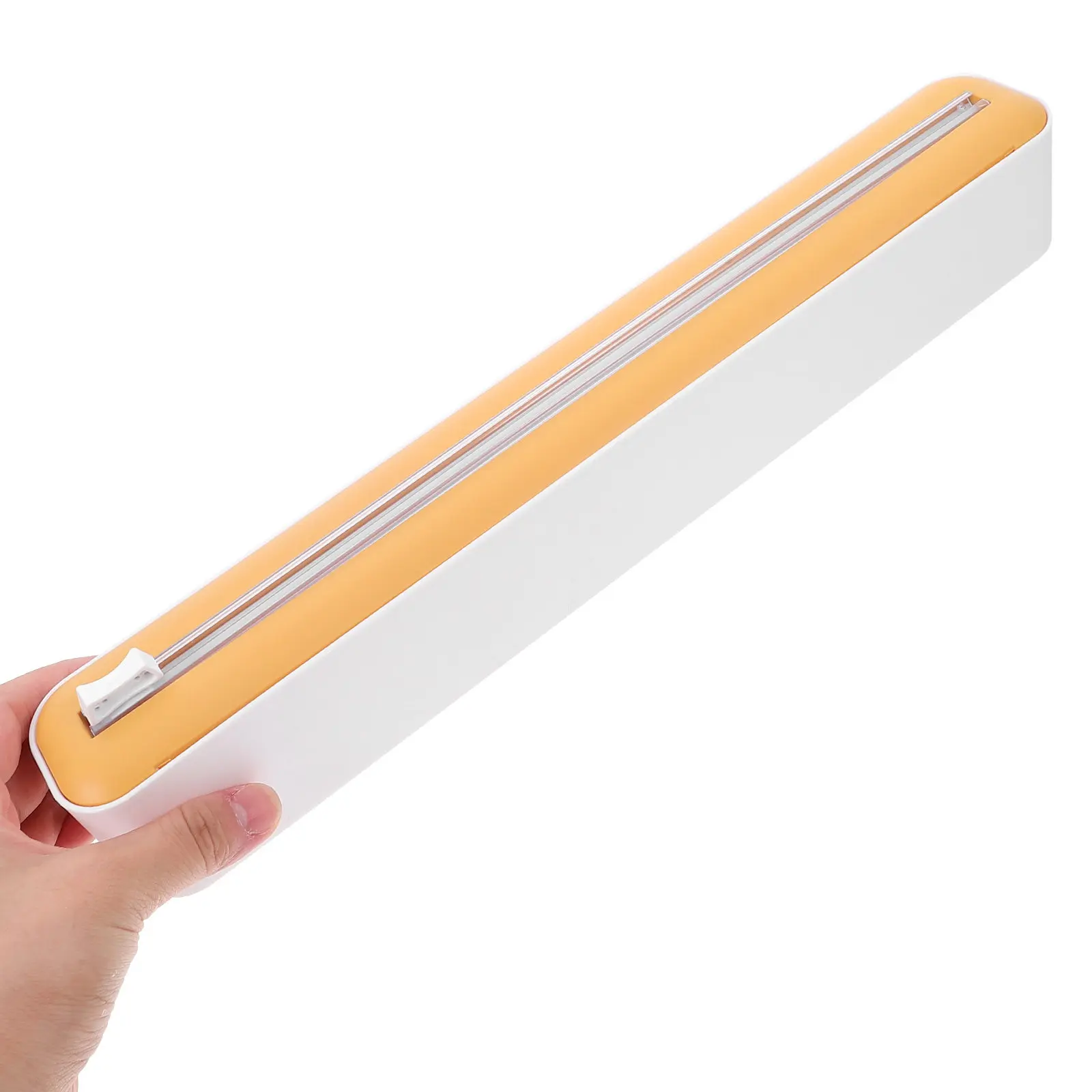 Cling Film Dispenser Kitchen Plastic Wrap Holder ABS Food Wrapping Storage Organizer for Home