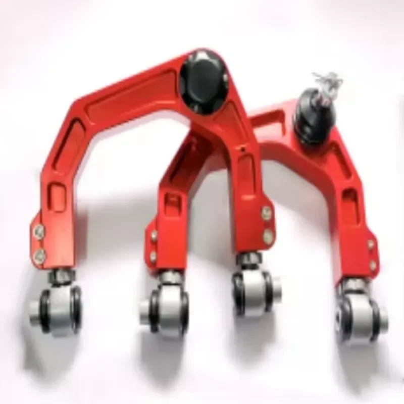 for Kyjks New 4x4 Adjustable Billet Aluminum Upper Front Control Arm UCA for Tacoma Red Silver 24 Month Warranty OE