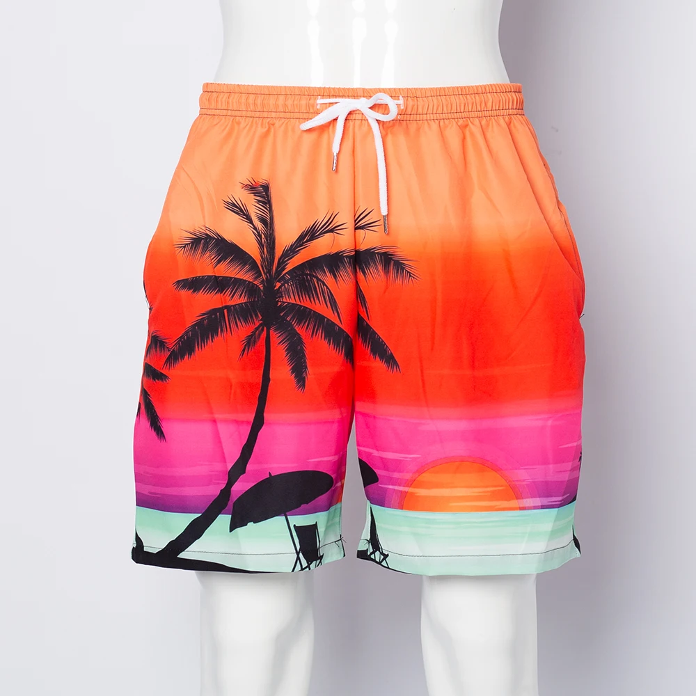 Summer Men's Beach Shorts, 3D Printed In A Variety Of Stylish Patterns, Comfortable Versions For Everyday Sports Styles