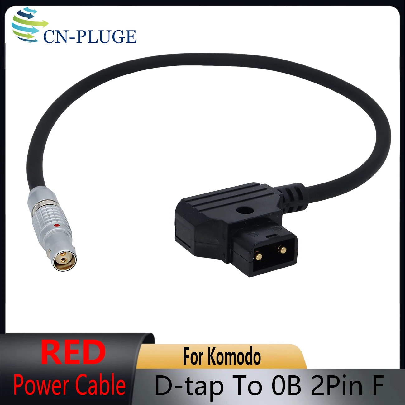 

Кабель питания D-tap на 0B 2Pin (женский) для камеры RED KOMODO и пружинный кабель