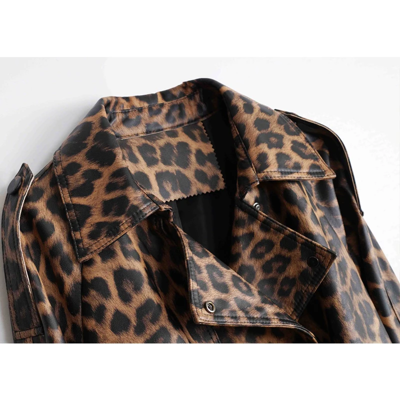 Imagem -04 - Cabolsas de Couro Genuíno Feminino Estampa de Leopardo Feminino Cinto com Cordões Peito Duplo Pele de Cordeiro Alta Qualidade Moda Chique