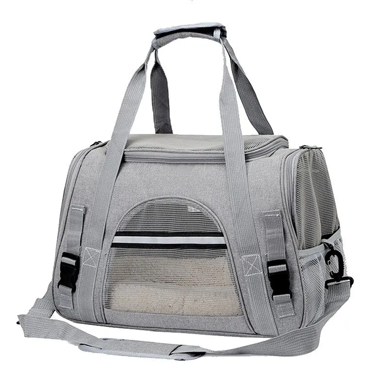 

Luxury Dog Carrier Pet Travel Bag for Dogs and Cats Flight Case for Puppy Handheld Case Print Design