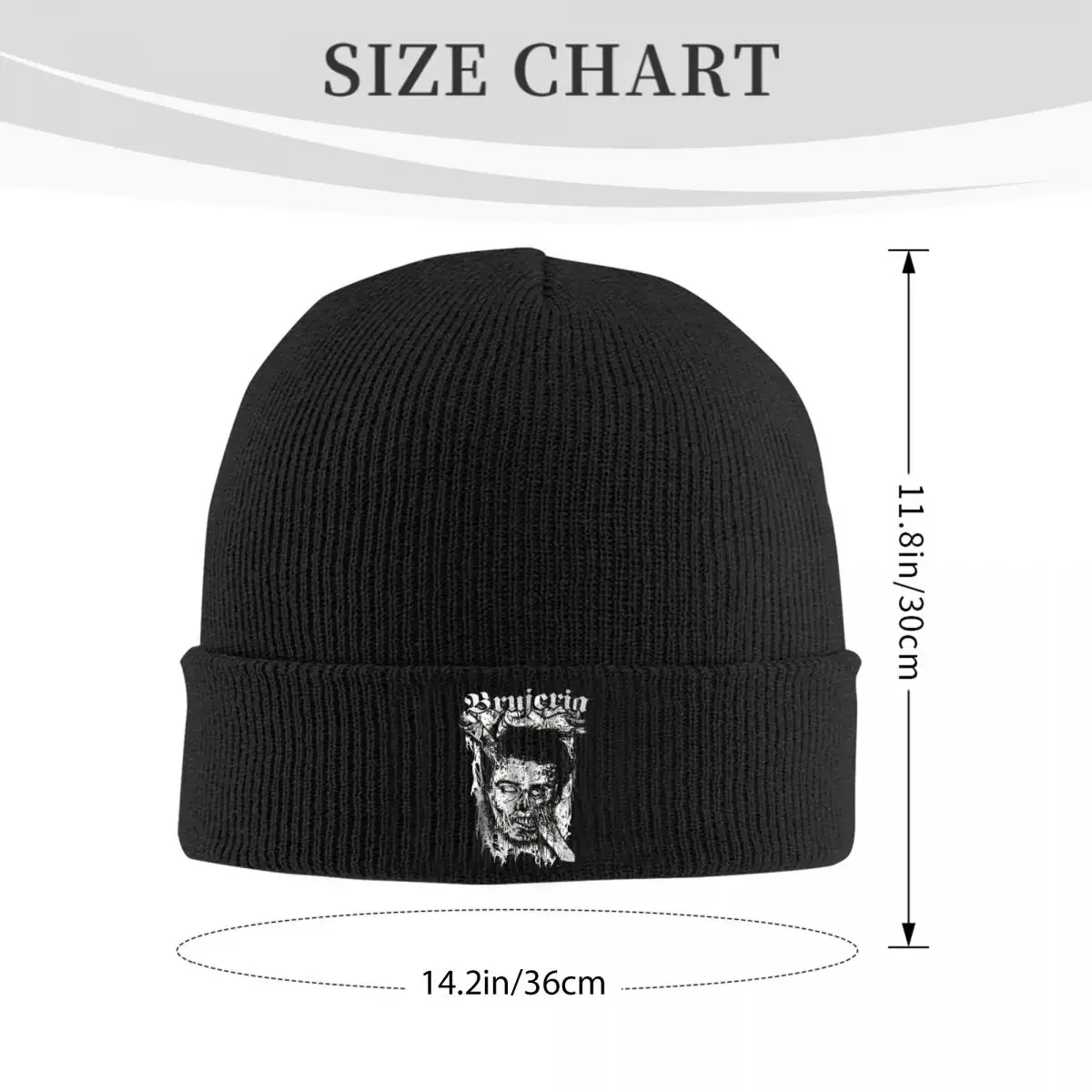 Brujeria Metal Band Gothic Bonnet Hats Beanie Hats Design Knitting Hat Autumn Winter Funny Men Women Outdoor Sport Warm Soft Cap