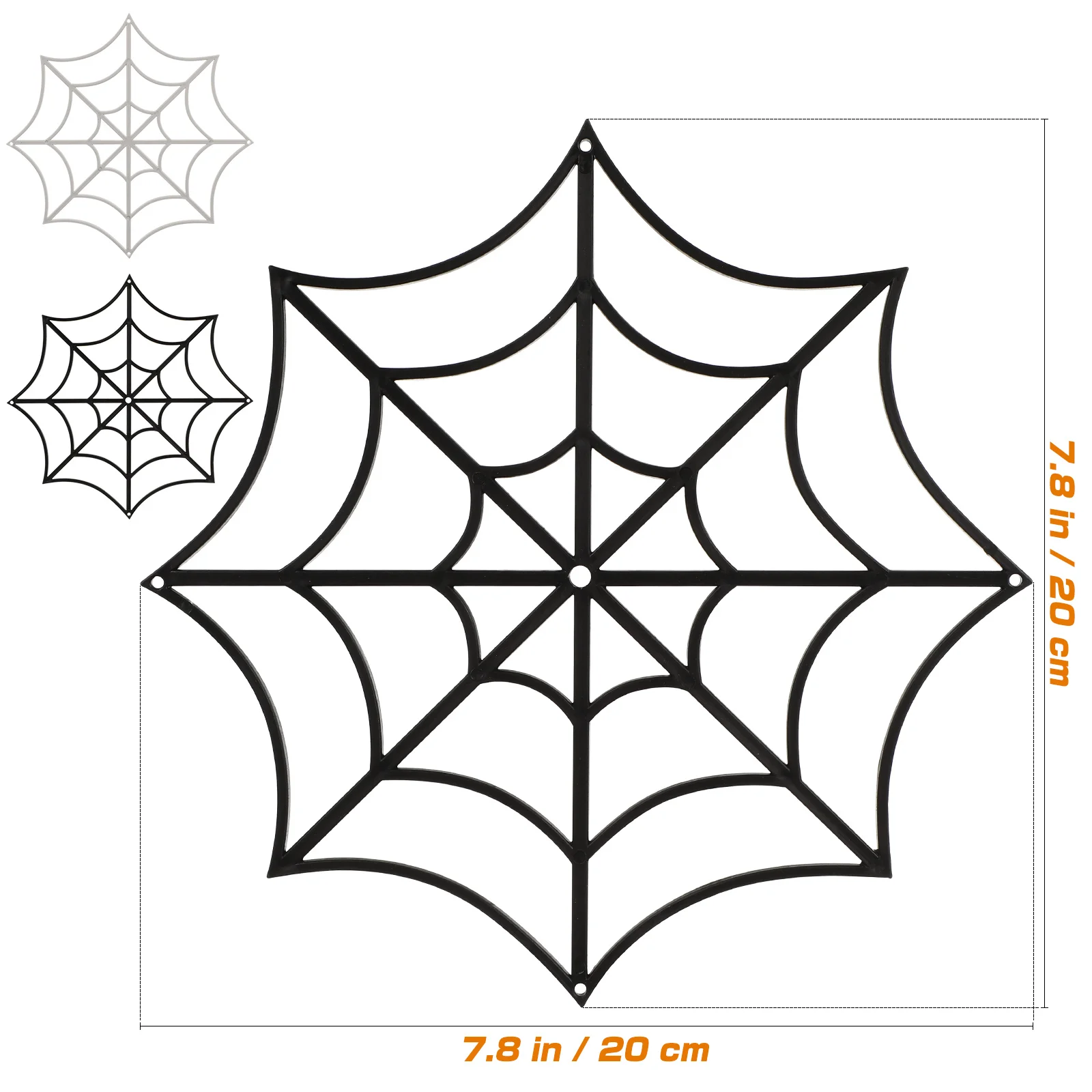 12 قطعة من زينة شبكة العنكبوت للهالوين، لوازم حفلات وهمية واقعية للمنزل، ديكور منزل مسكون، مزحة ممتعة فريدة من نوعها