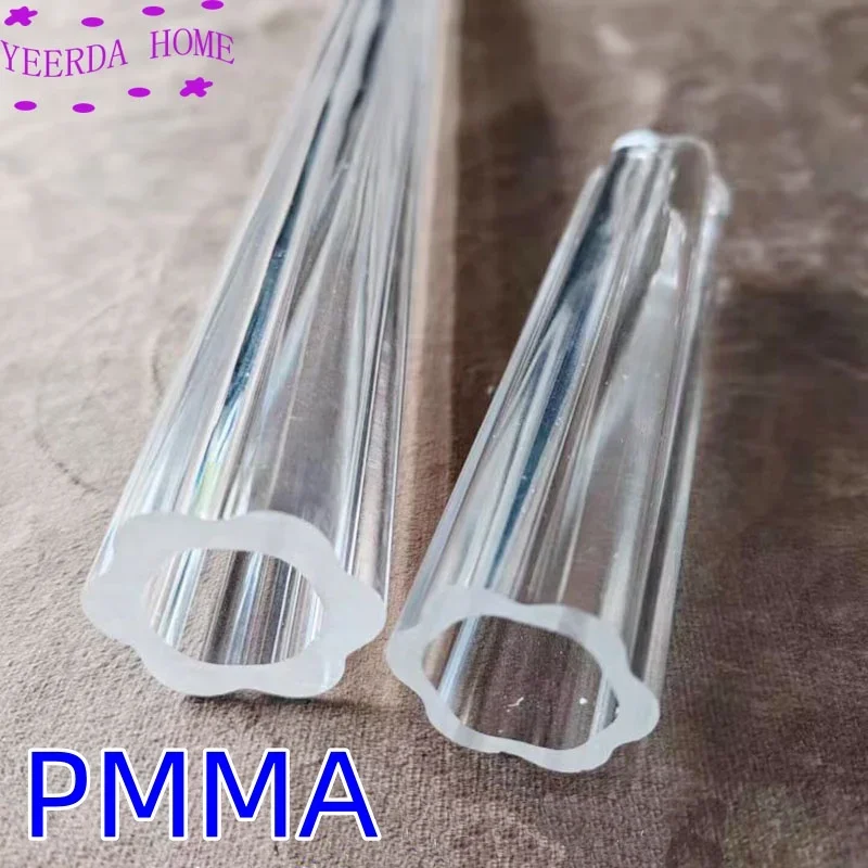 

Полая трубка в форме цветка сливы из прозрачного акрилового материала, трубка для лампы из ПММА своими руками