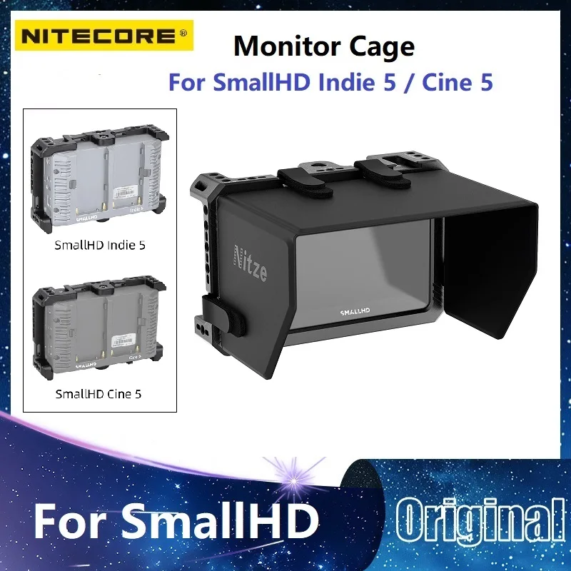 NITZE Monitor Cage For SmallHD Indie 5 / Cine 5 JT-S03A JT-S03B