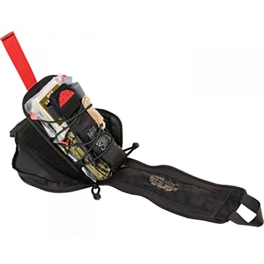 

EAGLE BLS IFAK- BLACK for tactical emergency medical use durable nylon material black color compact design with quick access to