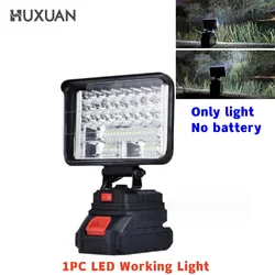 For Makita 18V Li-ion Battery LED Work Light 3/4 inch Flashlight Portable Emergency Flood Lamp Camping lamp