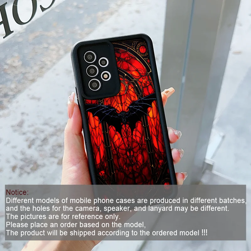 Creative Ancient Card Bat Pattern Phone Case for Motorola Moto Edge 50 Fusion 40 Neo E40 E32 G85 G84 G75 G54 G24 G05 Soft Covers