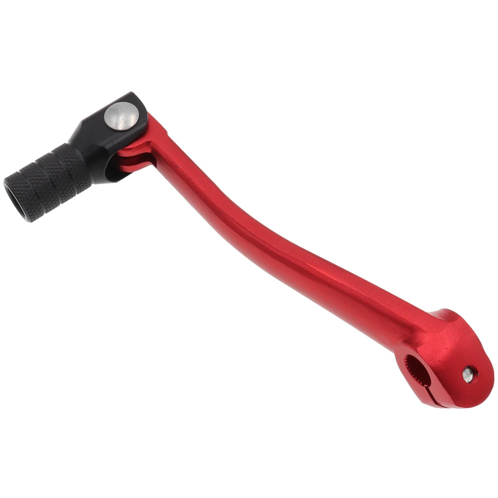 Black+Red Folding Aluminum Gear Shift Lever for 50cc-250cc Motorcycle Pit Dirt Bike ATV Quad Buggy