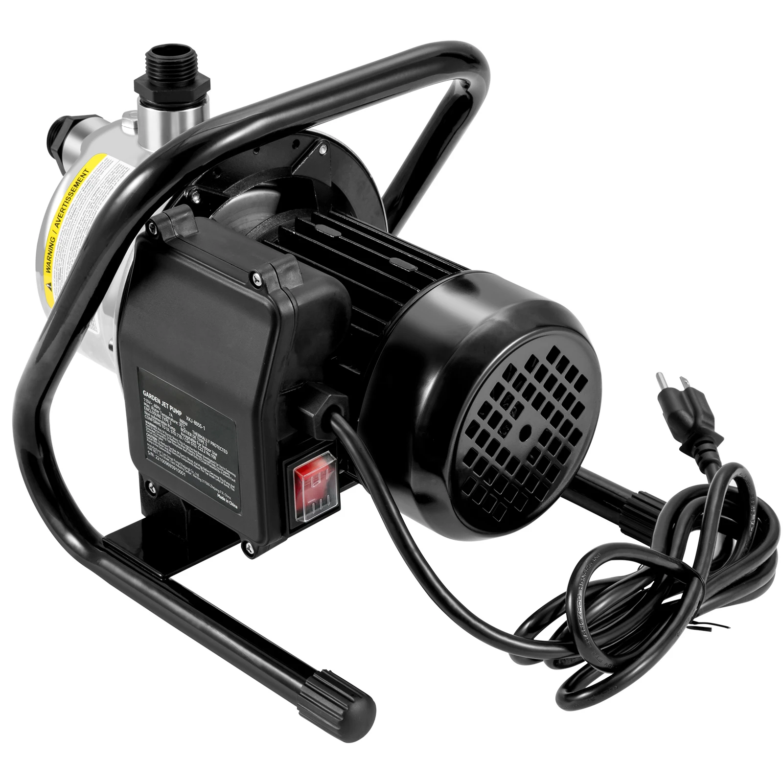 SucceBuy Shallow Well Pump 1.1 HP 115V 978GPH 131ft Height 40 psi Max Pressure Portable Sprinkler Booster Jet Pumps Irrigation