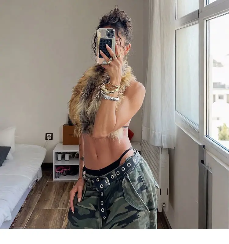 Vests Waistcoats Thin Womens Vest Neck Top Summer Open-Knit Minimalism Youthful Lovely Cute Sleeveless Officewear Breathable New