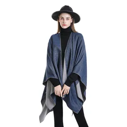 A woman's shawl shawl warm stylish shawl air-conditioned room office cape solid color