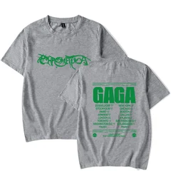 2023 New Lady Gaga The Chromatica Ball Tour T Shirt Men Tops Women's Tshirt Clothes 3D Streetwear Crewneck Short Sleeve Tees