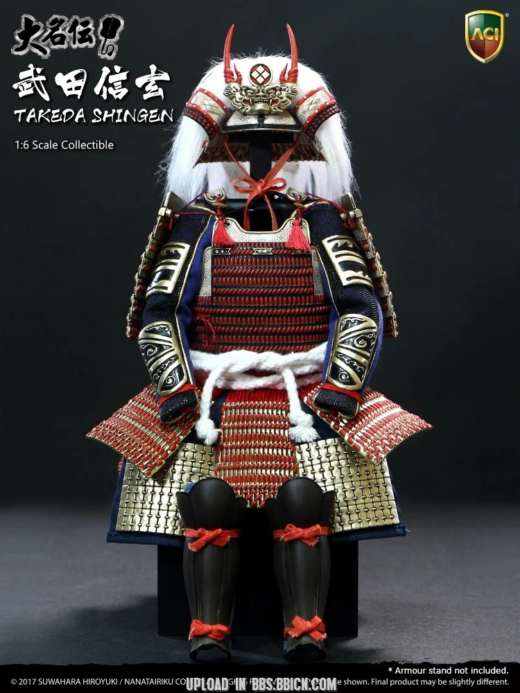 ACI Toys x Suwahara Japanese Samurai Tokyo eda Shingen Deluxe Ver 1/6 Action Figure, Action Figure