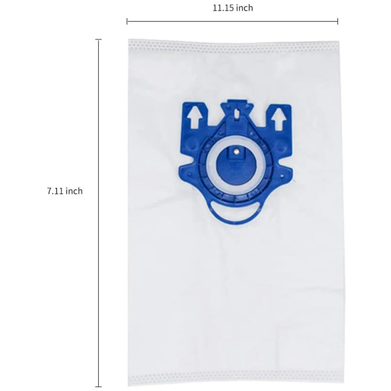 Bolsas de repuesto Airclean 3D compatibles con Miele GN Canister, piezas de aspiradora, paquete de 4 bolsas de polvo + 1 juego de filtros